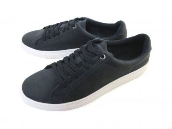 1円~L693新品D collectionローカット/レースアップスニーカーM⇒26㌢黒♂拍卖