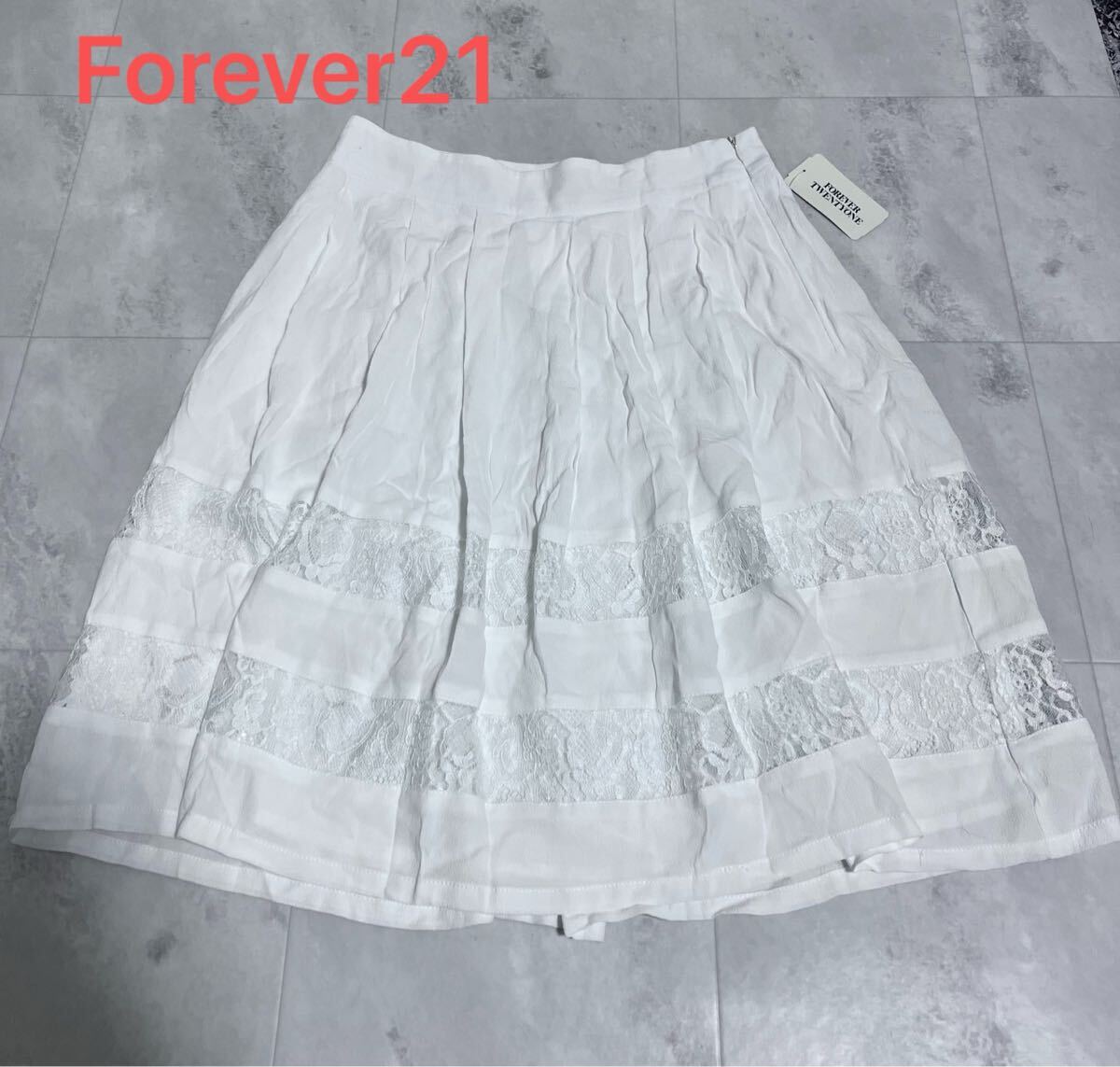 新品 FOREVER21 フォーエバー21 ホワイト レース Sサイズ 160/66A拍卖