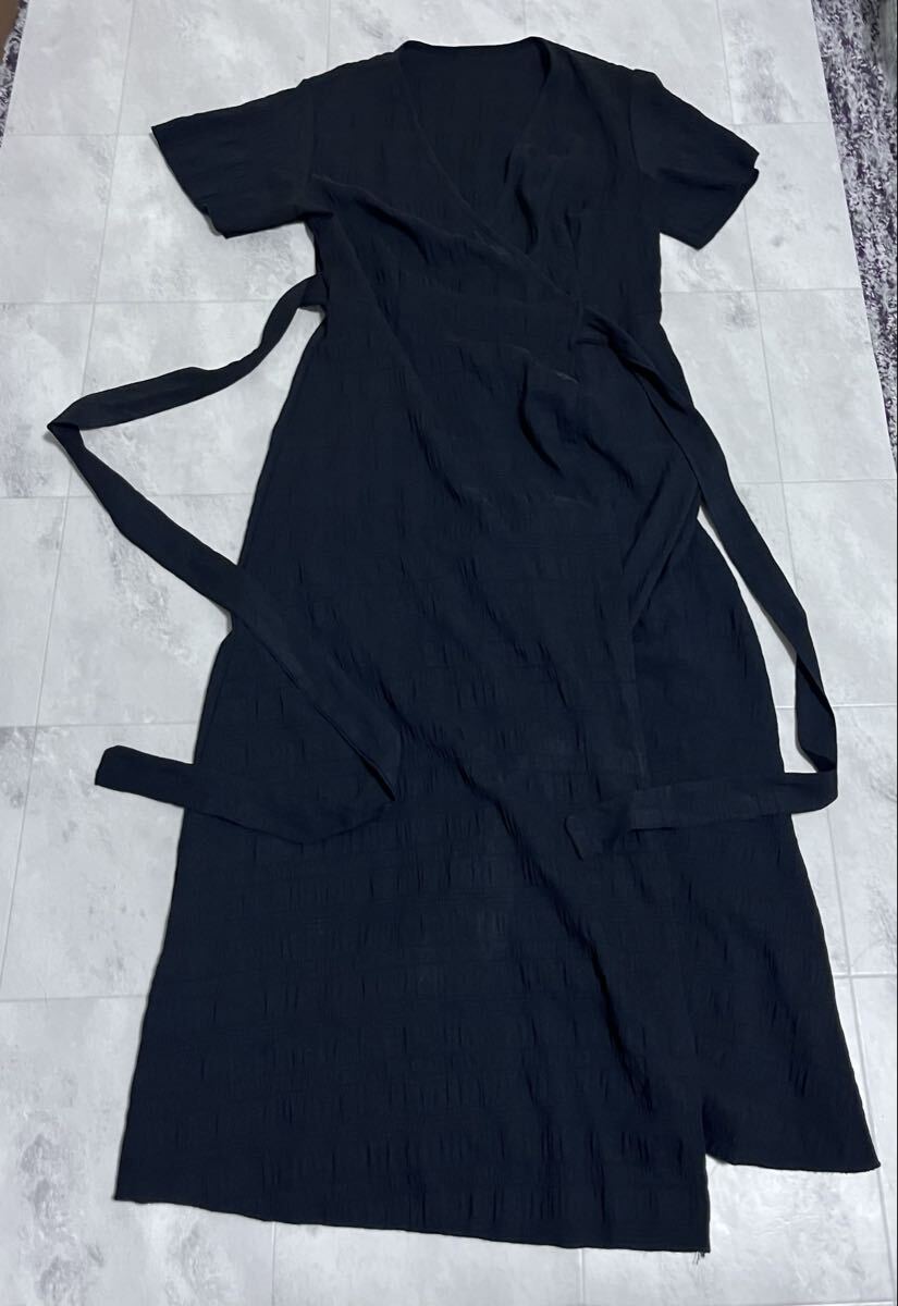 シーイン カクシュールワンピース さらさら生地 JORESS Sサイズ 大きめ ブラック ワンピース拍卖