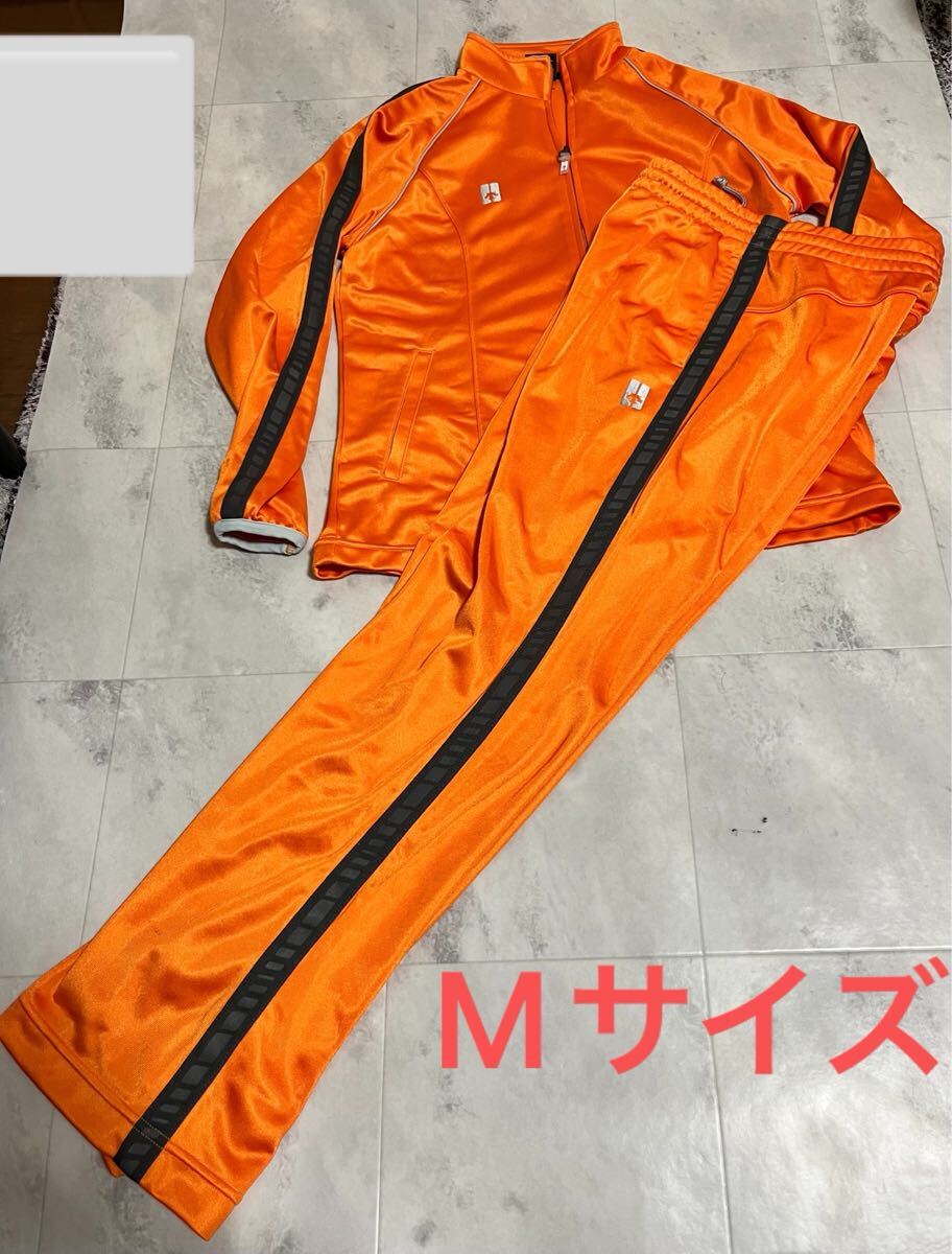 デサント 日本製 レディース Mサイズ ジャージ 上下 セットアップ トラック ジャケット パンツ拍卖