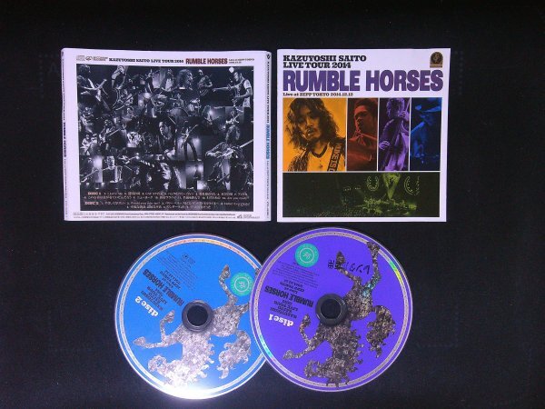 KAZUYOSHI SAITO LIVE TOUR 2014 RUMBLE HORSES Live at ZEPP TOKYO 2014.12.12 CD 斉藤和義 即決 送料200円 930拍卖