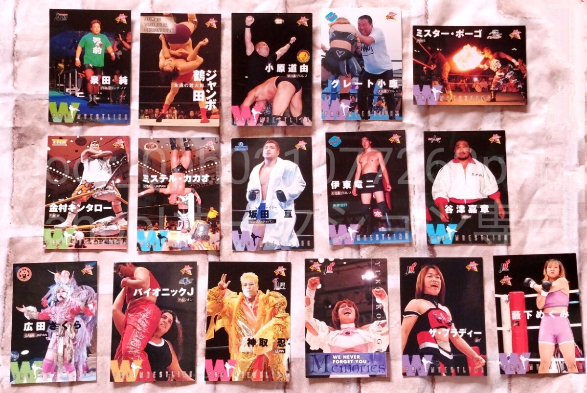 BASEBALL MAGAZIN BBM2000 PRO-WRESTLING CARDS プロレスカード セット拍卖