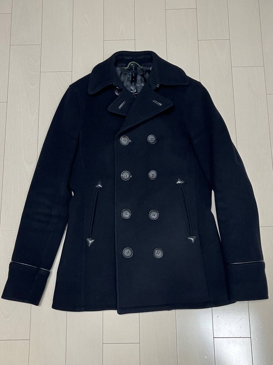送料無料 美品 wjk ピーコート ショートコート Pコート ブラック Mサイズ 1822 wl77h wjk拍卖