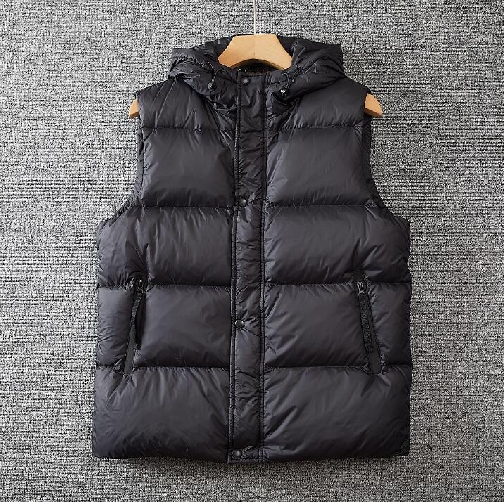 人気品ブラック 新品 ダウンベスト ダックダウン90% 防寒 撥水 軽量 保温性 高品質 メンズ ベスト ジャケット トップス アウター拍卖