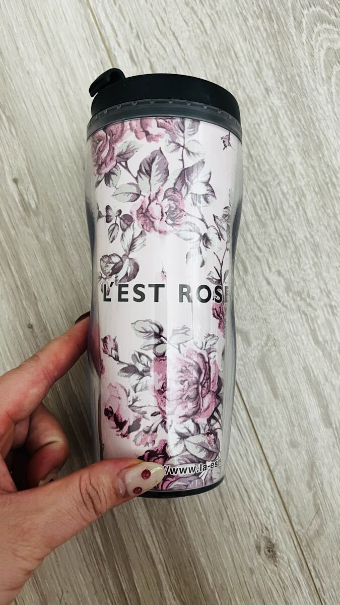 (大量出品)新品 激レア レストローズ Lest Rose フラワー タンブラー ブロッサム 花柄 ピンク 薔薇 ばら バラ拍卖