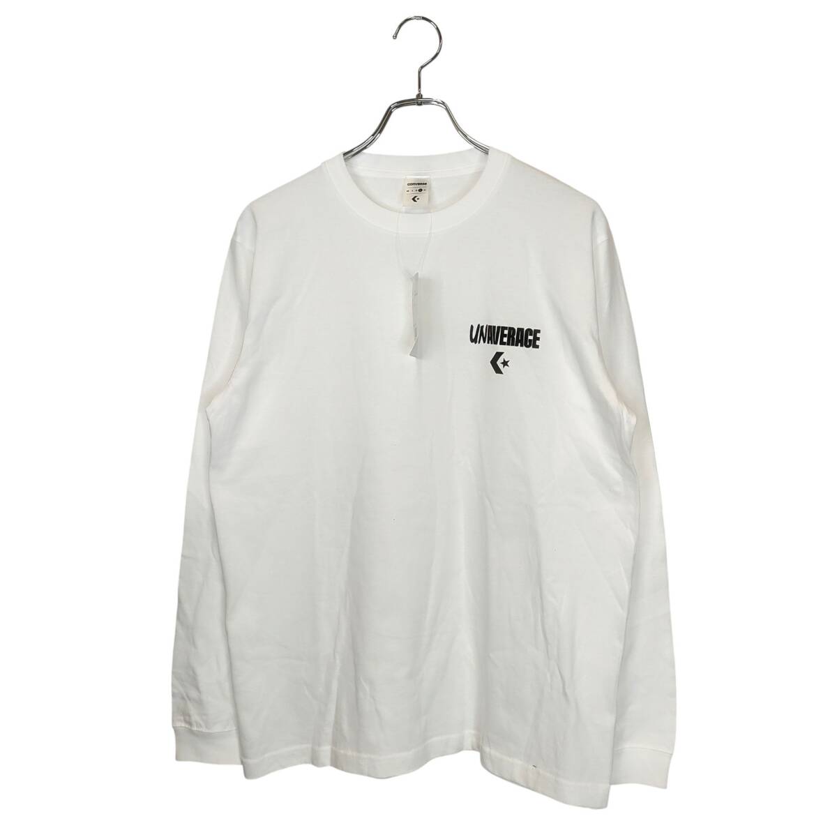 CONVERSE コンバース CV OP UNAVERAGE FES 長袖 Tシャツ 41200130 L ホワイト メンズ拍卖