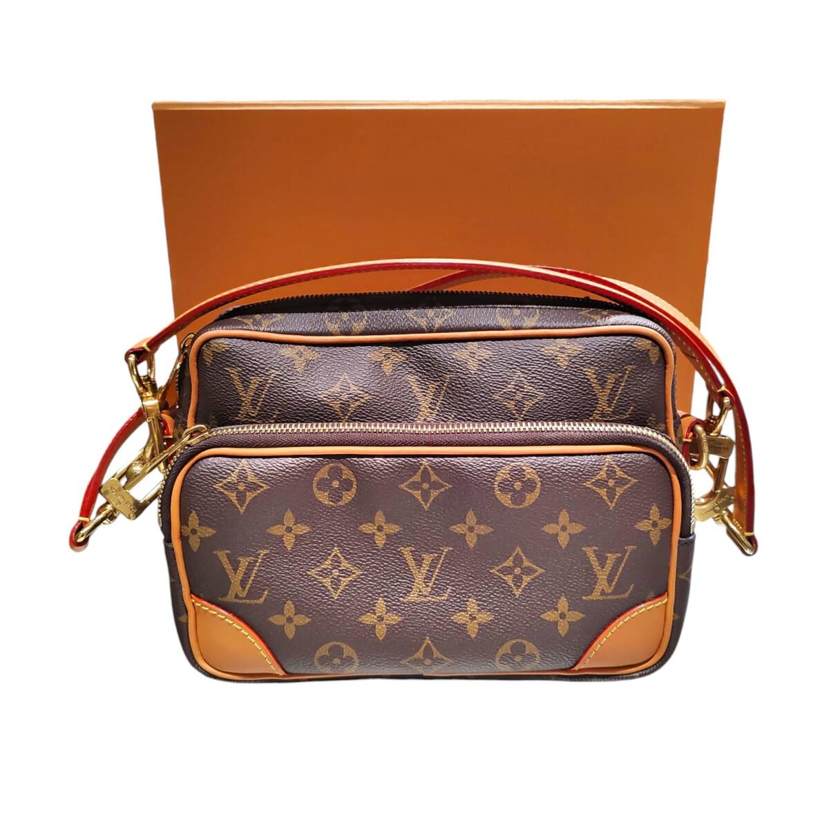 LOUIS VUITTON ルイ・ヴィトン ナイル モノグラム 2WAY ショルダー バッグ M14016 F ブラウン拍卖