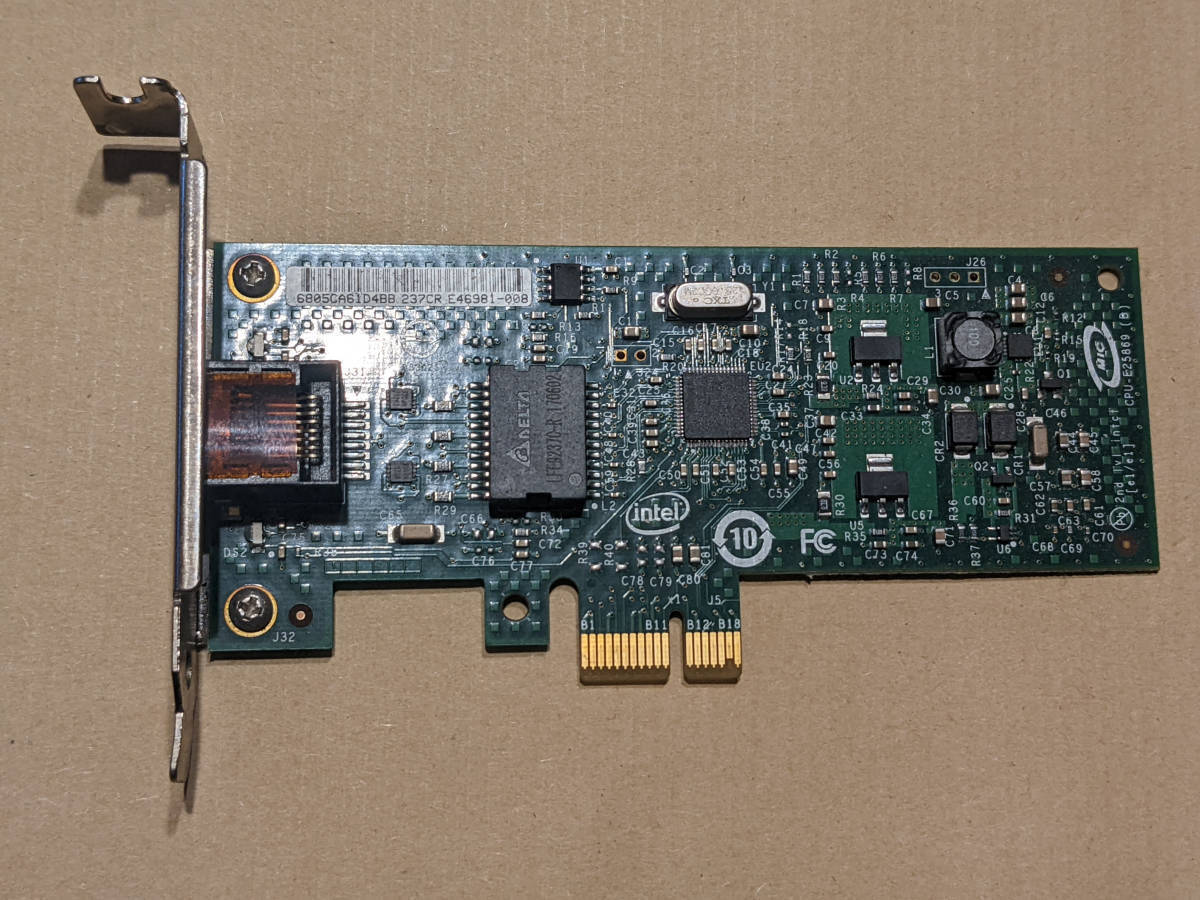 中古 美品 動作確認済 インテル Gigabit CT Desktop Adapter EXPI9301CT 送料無料拍卖