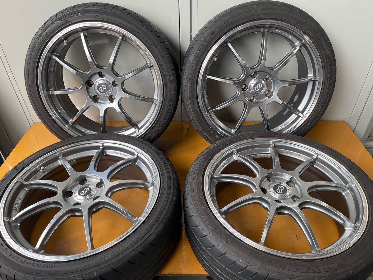 ENKEI RSM9 19インチ 19×7.5J +48 114.3/5 エンケイ YOKOHAMA ADVAN FLEVA 225/40/19 お買い得 エンケイレーシング拍卖