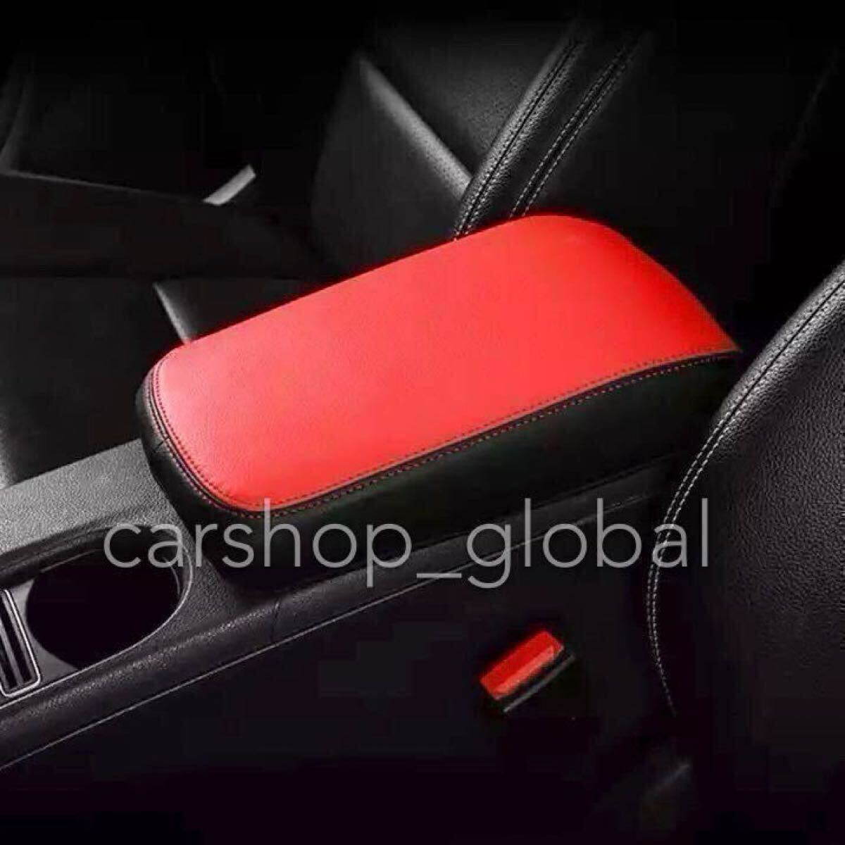 メルセデスベンツ GLA CLA Aクラス対応 2014~2018 W176/C117/W117/X117/X156 アームレスト コンソール ボックス カバー レッド×ブラック拍卖