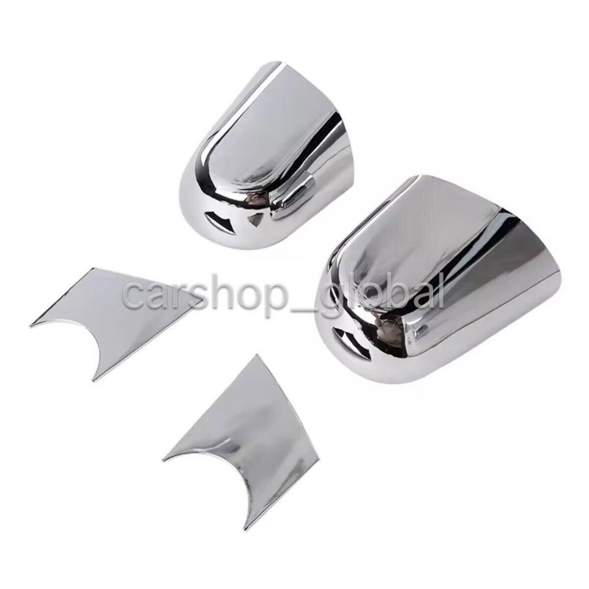 ジープ ラングラー JL グラディエーター JT ドアミラー下カバー シルバークローム トリム カメラ穴無タイプ 2018年10月〜 サハラ/ルビコン拍卖