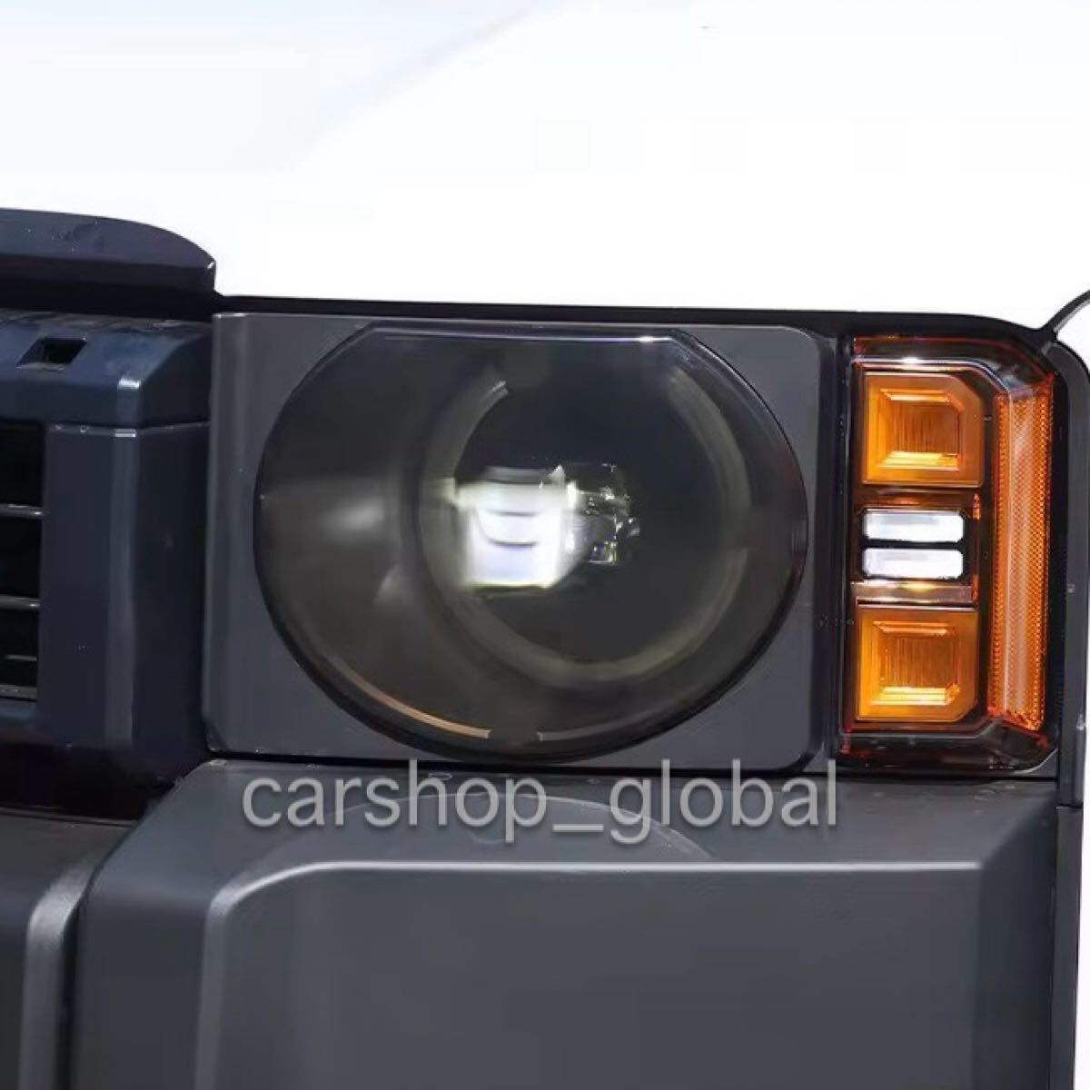 トヨタ ランドクルーザー 250 フロント ヘッドライト ヘッドランプ スモーク カバー トリム 丸目タイプ ランクル VX/ZX LC250拍卖