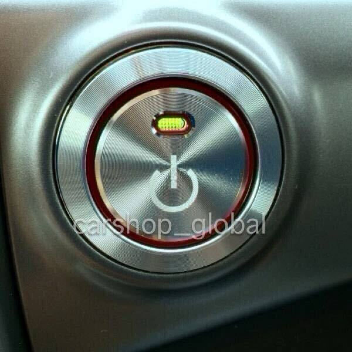 ダイハツ コペン対応 アルミ削り出しエンジンスタートスイッチカバー カラー全2色 ブルー/レッド LA400Kモデル等対応拍卖