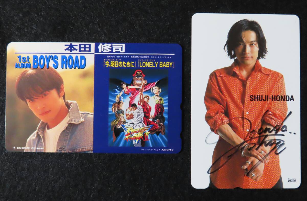 本田修司 ストリートファイターⅡⅤ テレホンカード/本田修司サイン入りテレカ ストリートファイターⅡⅤテレカ 拍卖