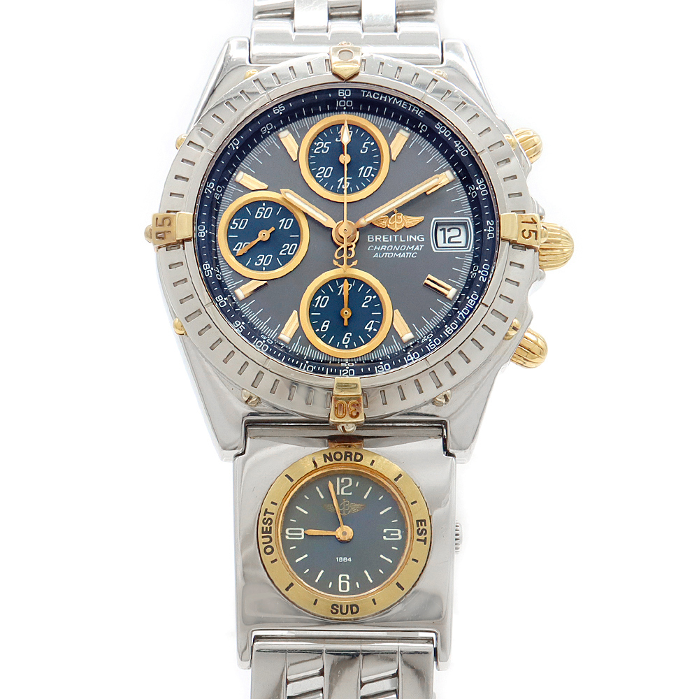 BREITLING ブライトリング クロノマット ビコロ UTCモジュール クロノグラフ B13350 B61172 メンズ 自動巻き クォーツ拍卖