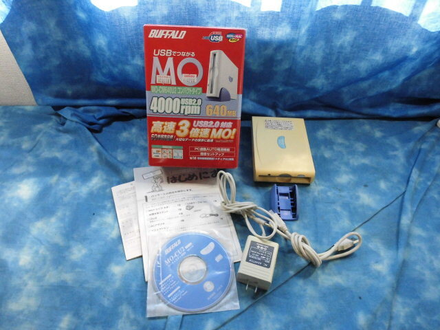 ★BUFFALO バッファロー MOドライブ MO-CM640U2 640MB コンパクトタイプ / 4000rpm USB2.0拍卖