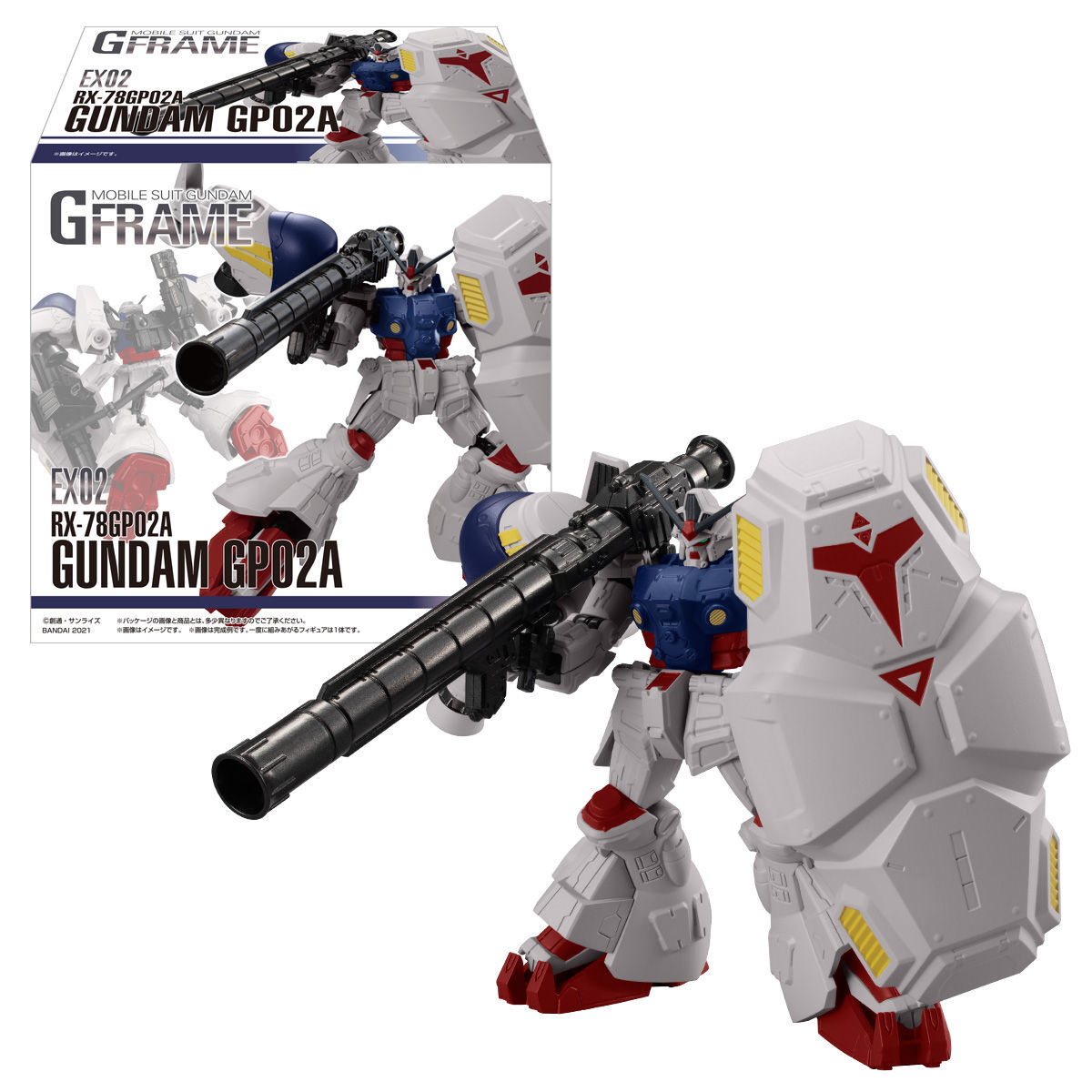 ■ BANDAI Gフレーム EX02 【 ガンダム試作2号機 】 GP02 機動戦士ガンダム0083 バンダイ拍卖
