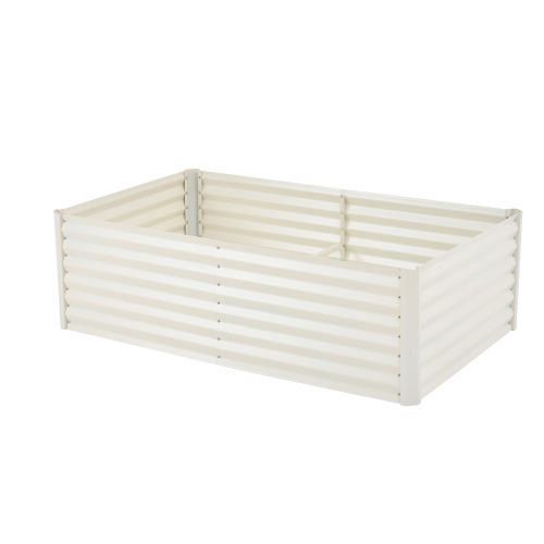 レイズドベッド ガーデンベッド L150×W90×H45cm 腐らない 庭 野菜 プランター 果物栽培用 ガーデンフレーム 花 花園 【アイボリー】拍卖