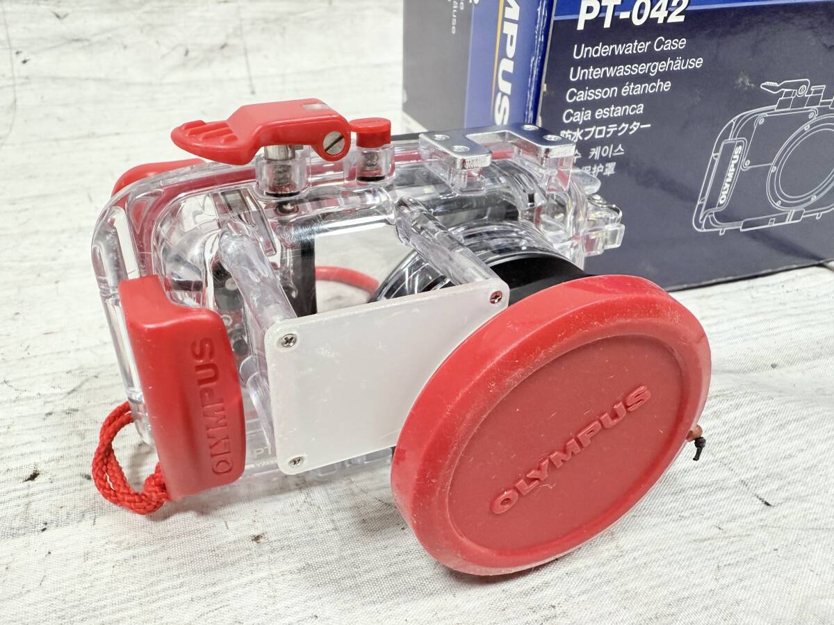OLYNPUS オリンパス PT-042 防水プルテクター 水中 スキューバ ダイビング カメラ ケース 5722拍卖