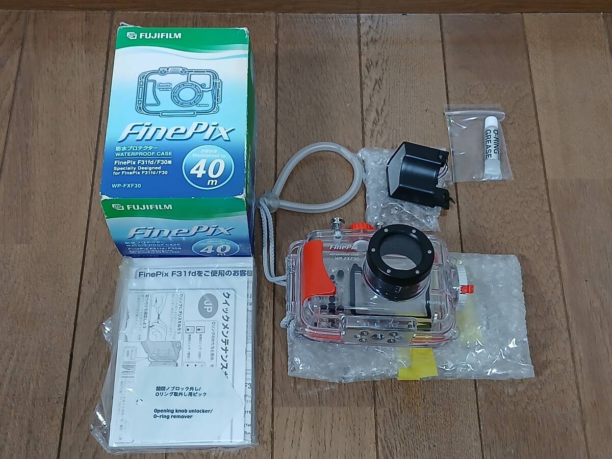 FUJIFILM フジフィルム Finepix WP-FXF30 防水プロテクター コンデジ カメラ 40m カバー ケース ダイビング 5769拍卖