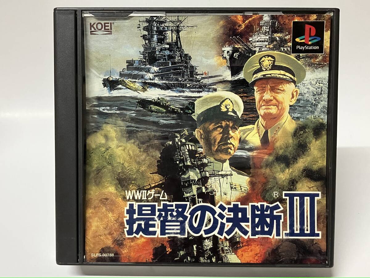 PS 提督の決断Ⅲ 提督の決断3 プレイステーション プレステ PS1拍卖
