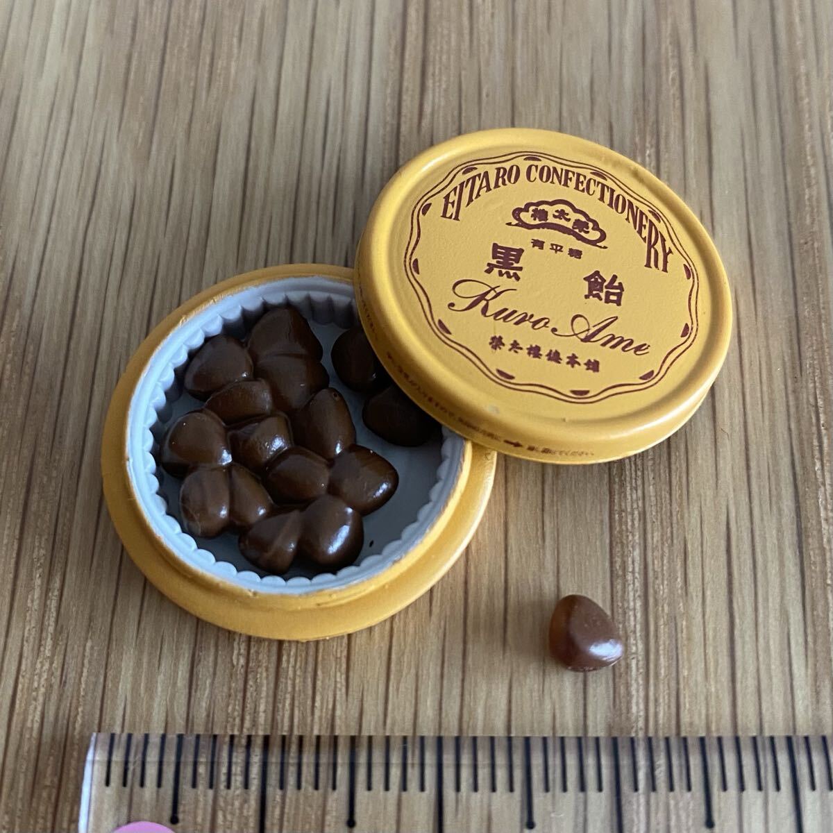 銘菓 榮太樓總本鋪 黒飴 ミニチュアコレクション ケンエレファント ガチャ ガシャポン ドールハウス キャンディ拍卖