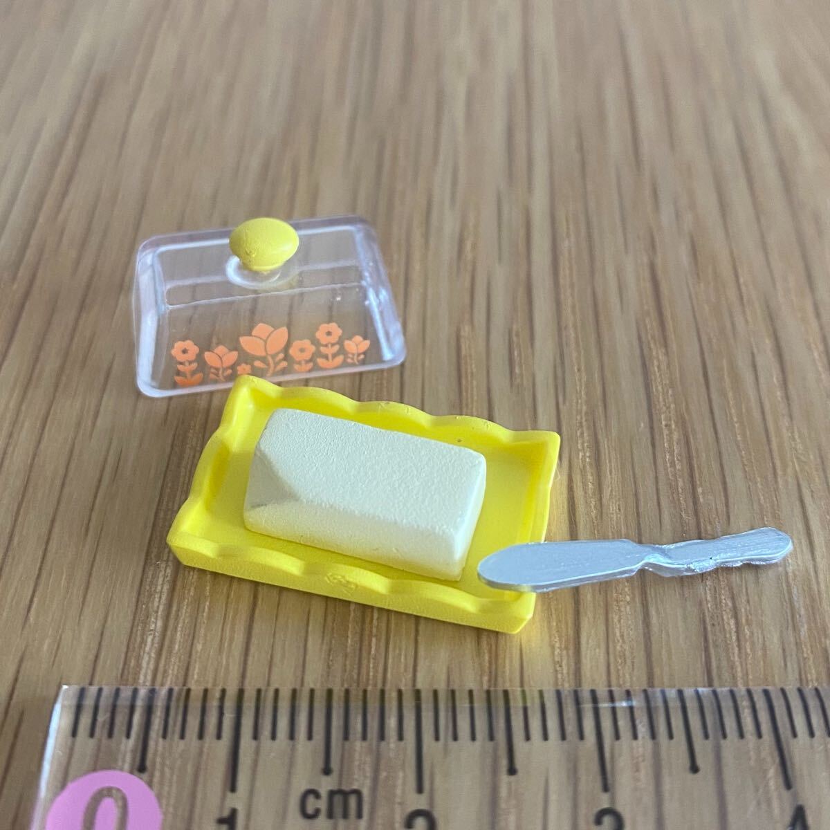 リーメント(単品)*バター*ぷちサンプル バラ売り ミニチュア Re-Ment バターケース おやつの時間 レトロ キッチン 台所拍卖