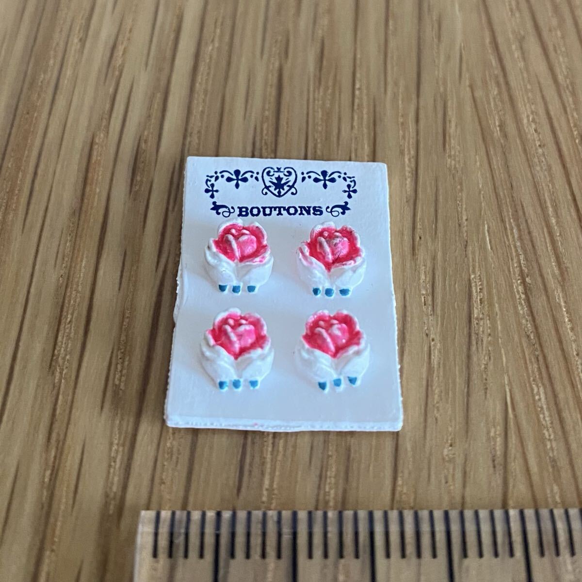 リーメント(単品)*ボタン*ぷちサンプル バラ売り ミニチュア ドールハウス レディのたしなみ ナタリーちゃん 裁縫 ミシン 手芸拍卖