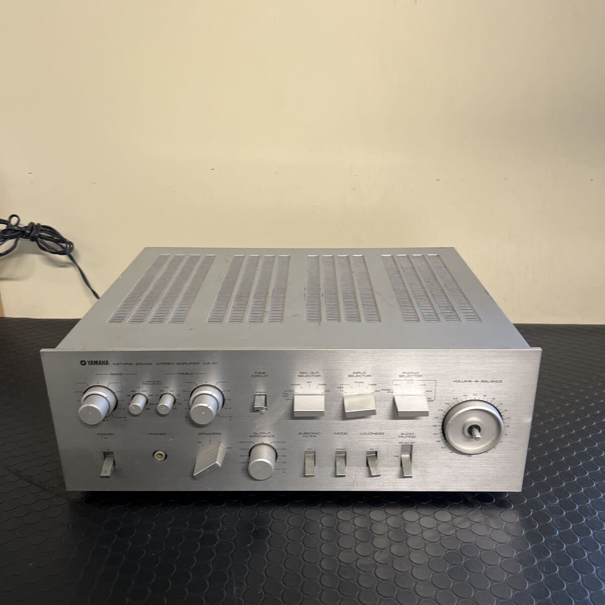 YAMAHA CA-S1 ヤマハのプリメインアンプ 通電確認済み現状品拍卖