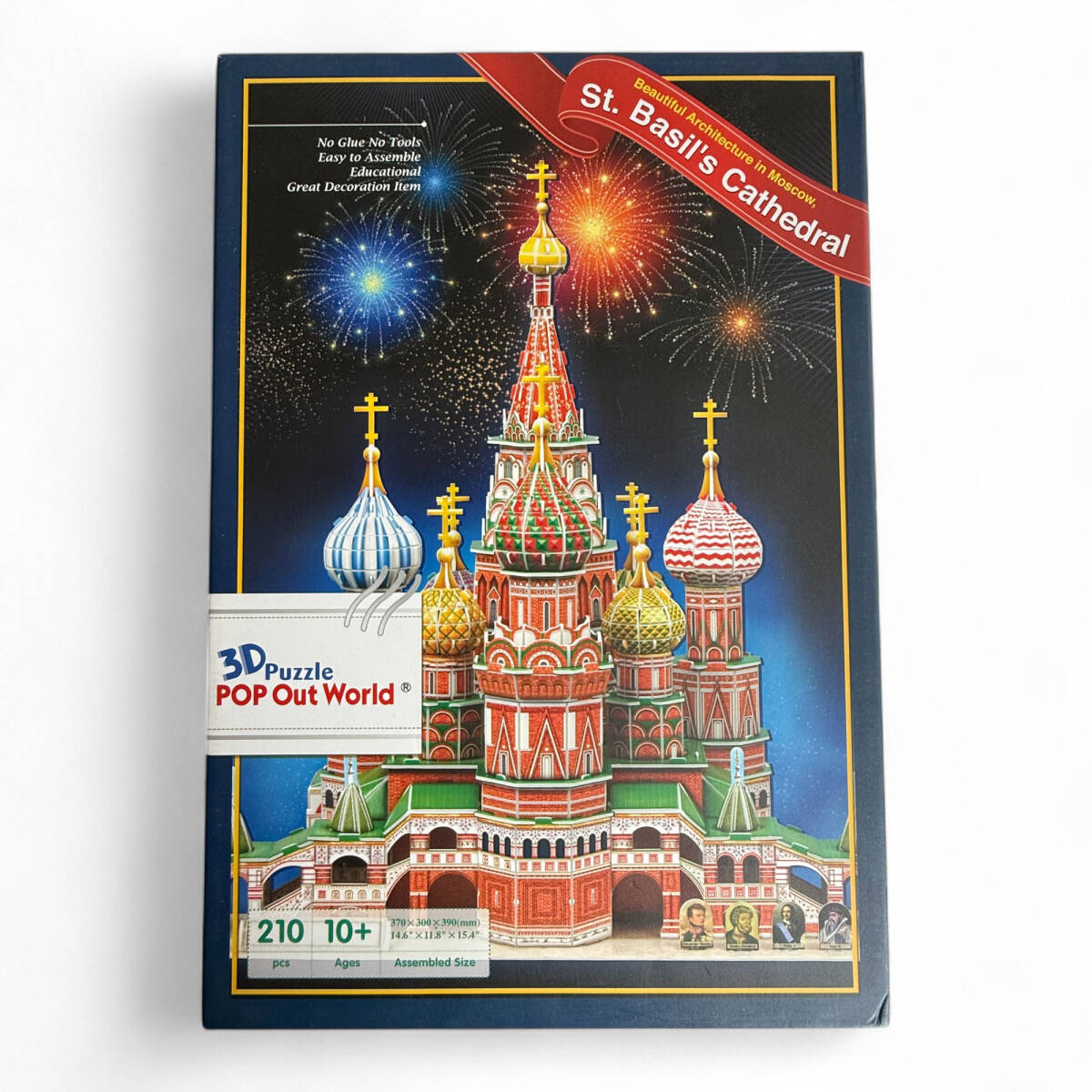M7-1274 未使用 Scholas 3Dパズル 聖ワシリイ大聖堂 Saint Basil's Cathedral 210PCS拍卖