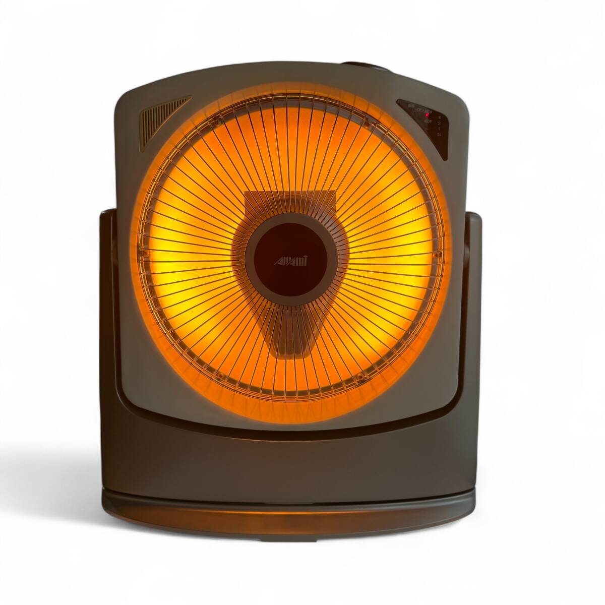 M7-1324 アマミ ハロゲン電気ストーブ HA-80 リモコン付 速暖 軽量 拍卖