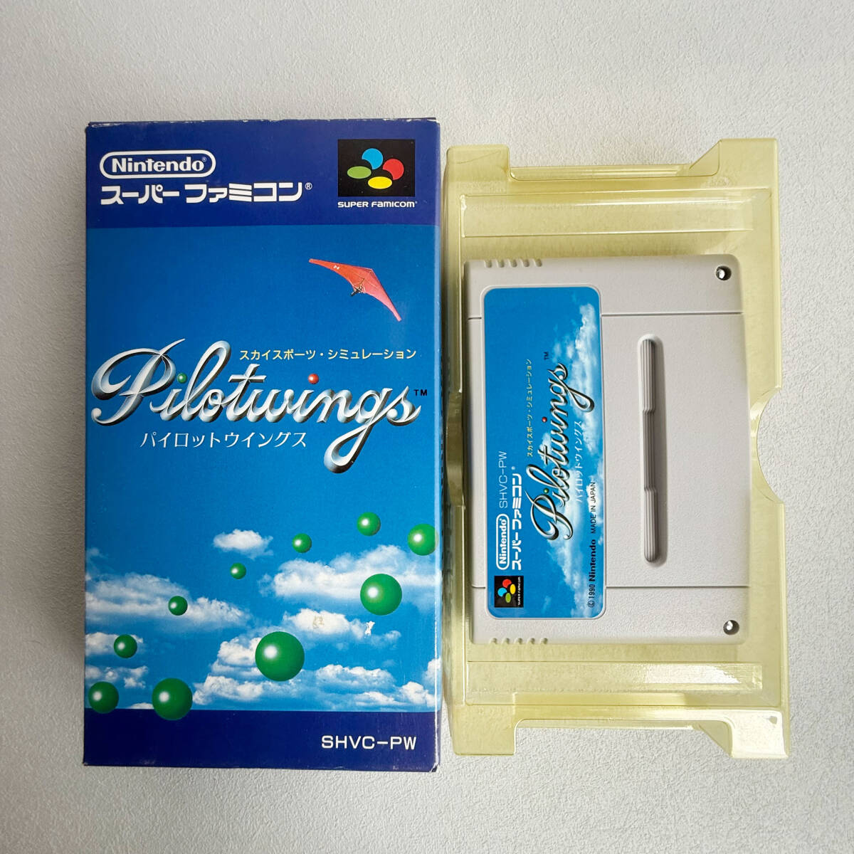 M7-1359【SFC】 パイロットウイングス PILOTWINGS 箱 レトロゲーム スーパーファミコン拍卖