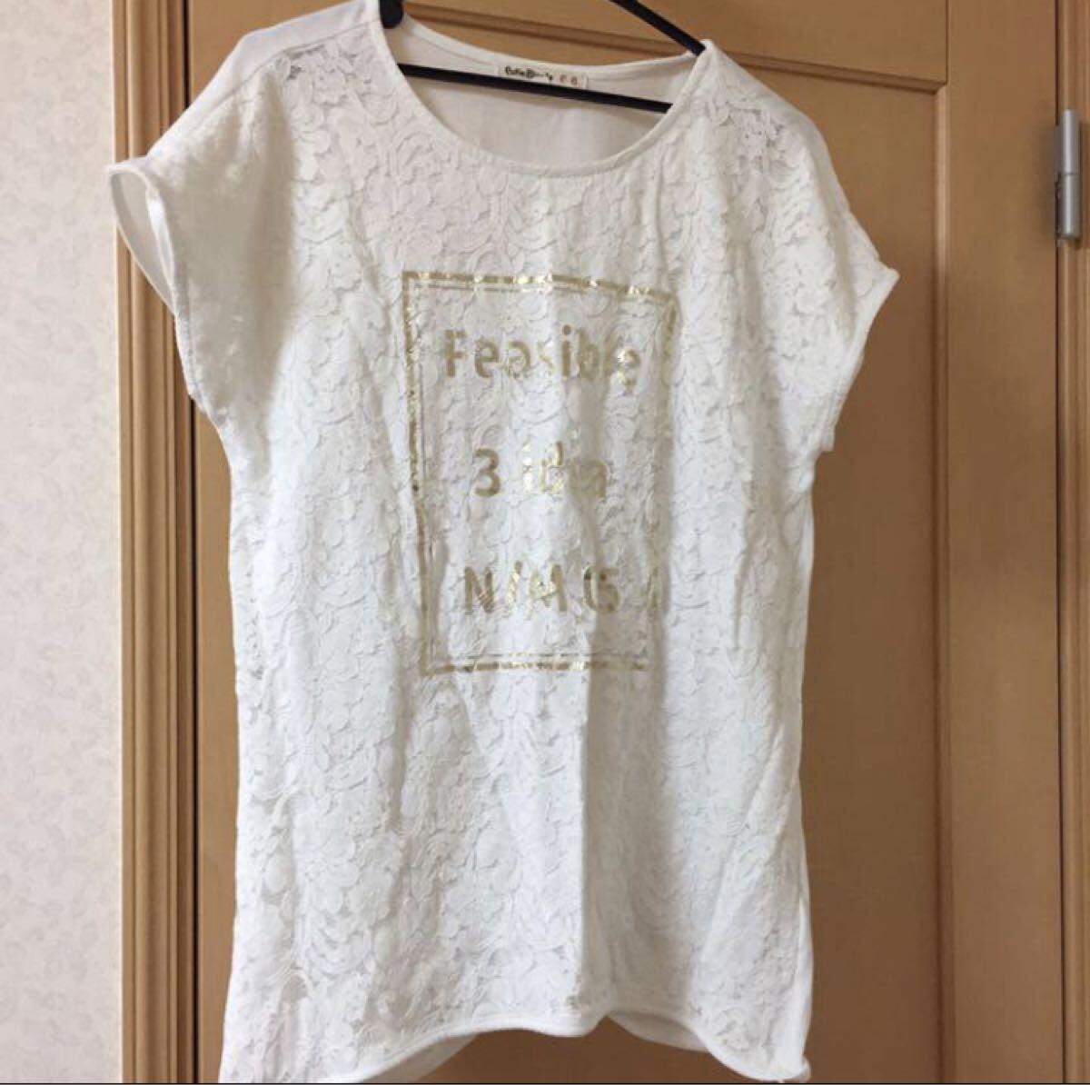 Cutie blonde 半袖Tシャツ M 白拍卖