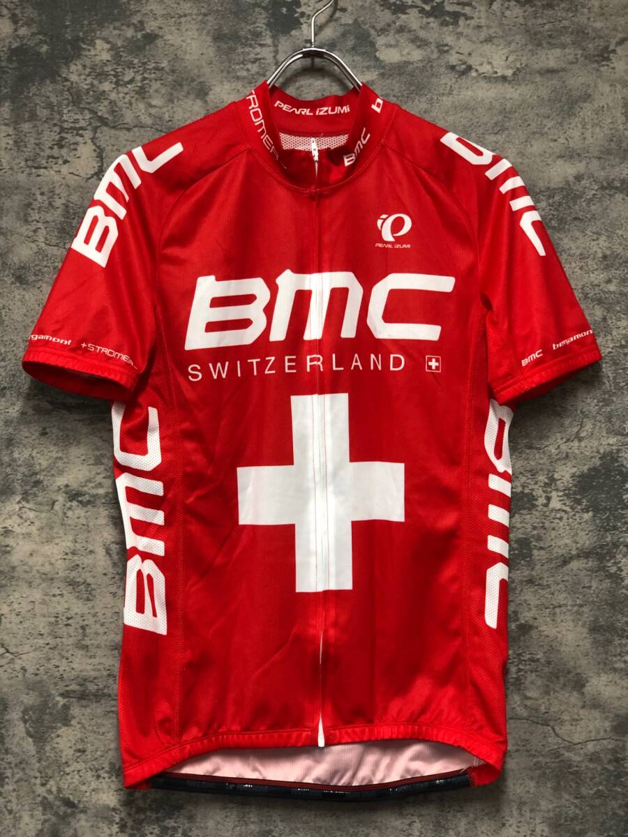 JJ849 パールイズミ PEARL iZUMi 半袖サイクルジャージ 赤 M BMC拍卖