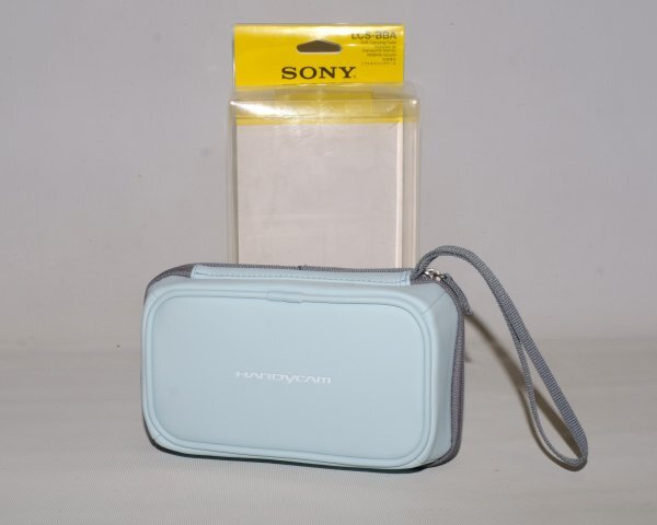 未使用品【SONY】LCS-BBA*ソフトキャリングケース*ハンディーカム*ブルー拍卖
