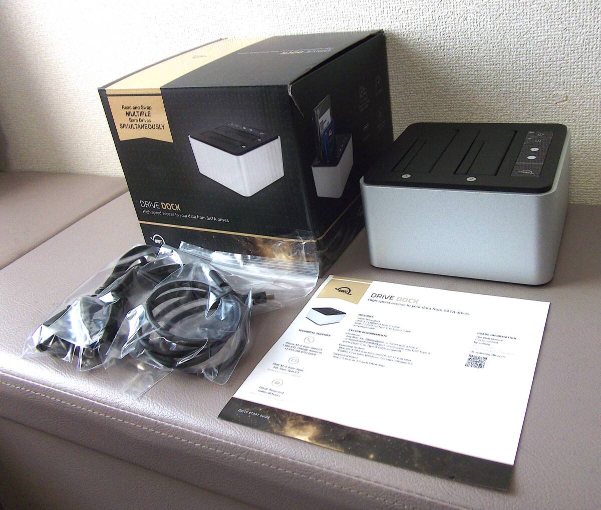 OWC「DRIVE DOCK」USB3.1 Gen2 ★ 使用2回の極上品拍卖