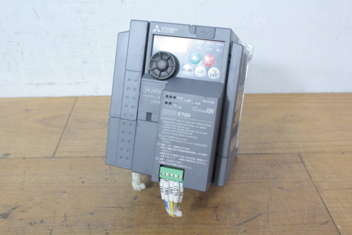 ★【1F0721-23】 MITSUBISHI 三菱電機 FR-E720-2.2K② 動作保証 再拍卖