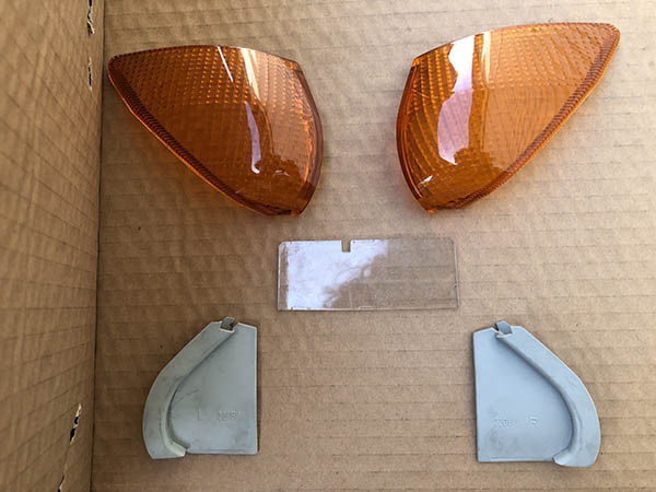 ヤマハ ジョグ ZR 純正 リアウィンカーレンズ 左右セット スーパージョグ JOG 3YK ウィンカーシェード ウィンカーライトレンズ拍卖