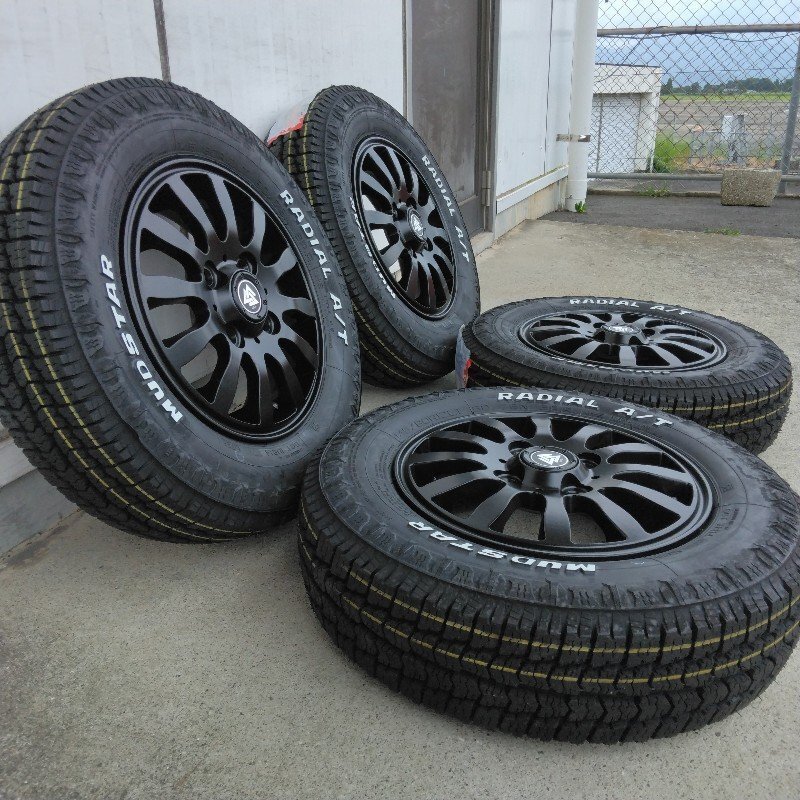 軽自動車 クリッパー タイヤホイールセット マッドスター ラヂアル AT 145/80R12 MUD-Xⅱ 12インチ拍卖