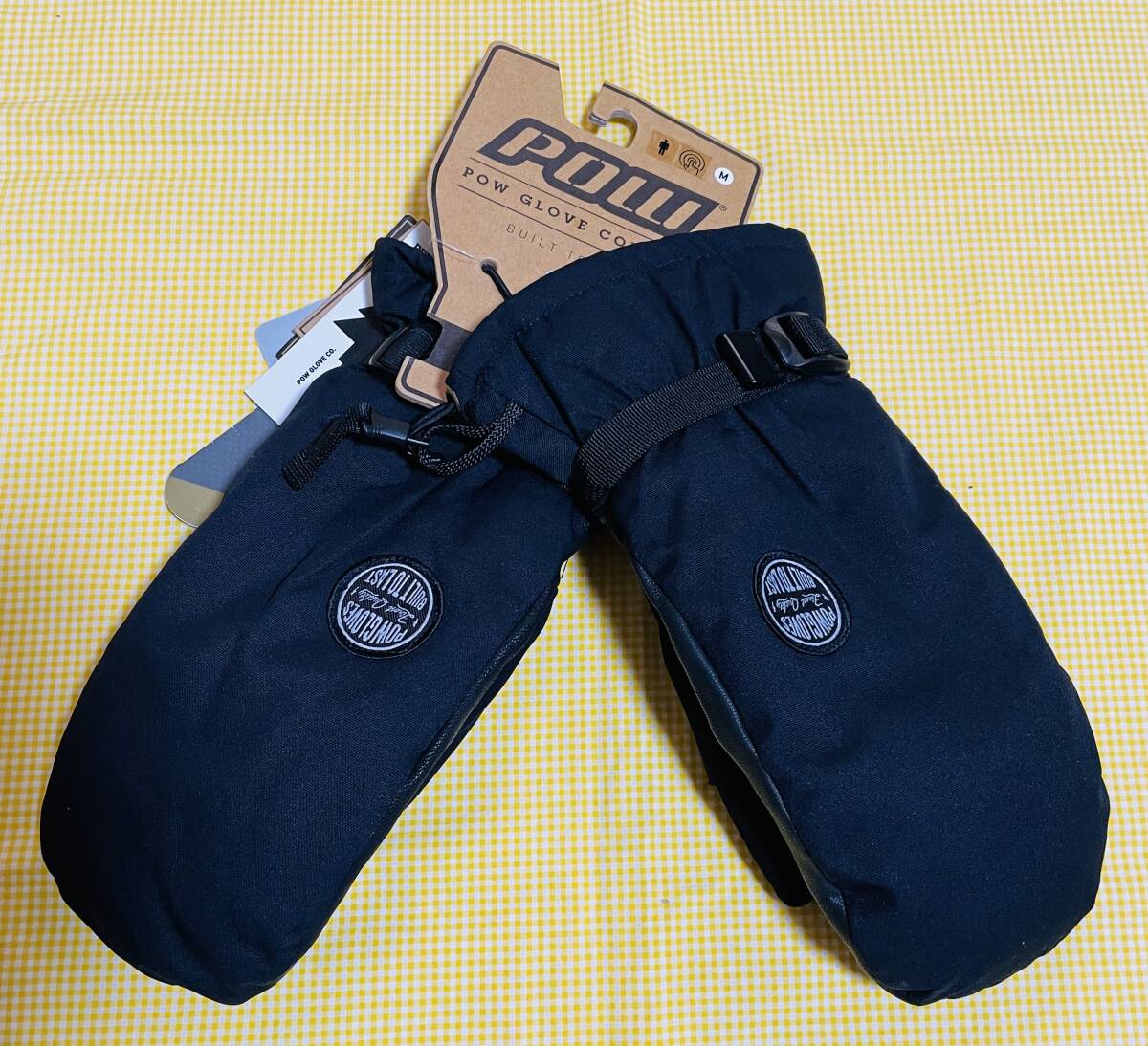 【即決】新品・未使用 POW TALLAC MITT BLACK Mサイズ HYPORA 暖かく防水通気性OK パウミトンブラックインナーグローブ付属51%OFF激安拍卖