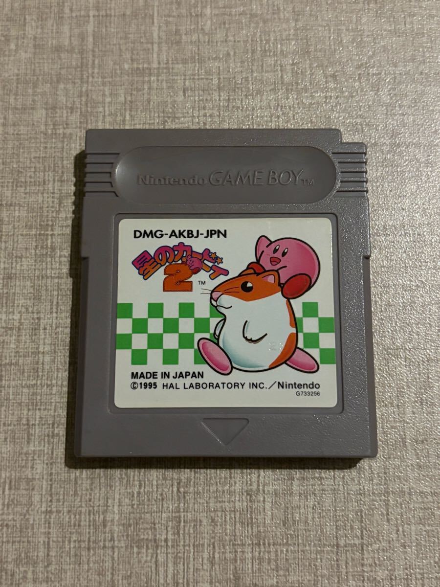 ● 可動品 ゲームボーイ ソフト 星のカービィ2 任天堂 GAME BOY ゲームソフト 1995年 当時物 日本製 動作確認済み ソフトのみ拍卖