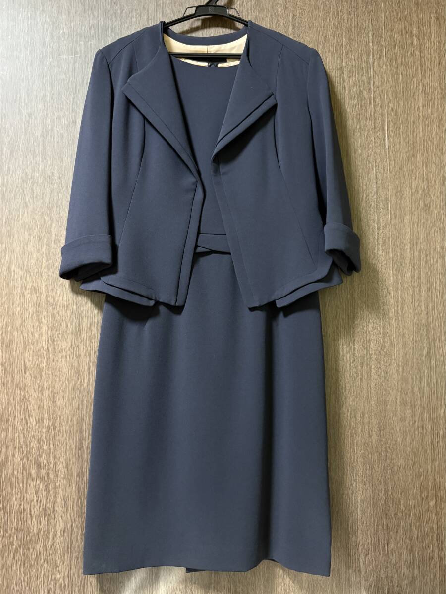 38 ★ヴァニラクチュール VANILLA COUTUREワンピーススーツ ★フォーマルリトルブラックジャケット拍卖