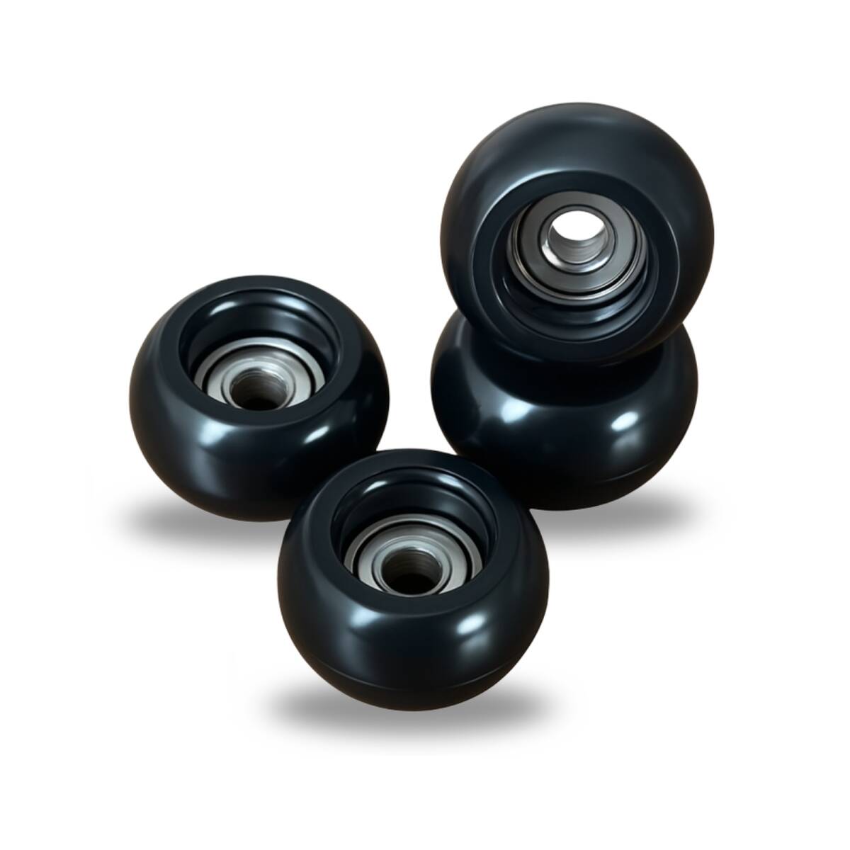 指スケ ベアリングウィール ホイール タイヤ ブラック 【1セット 4個入り】拍卖