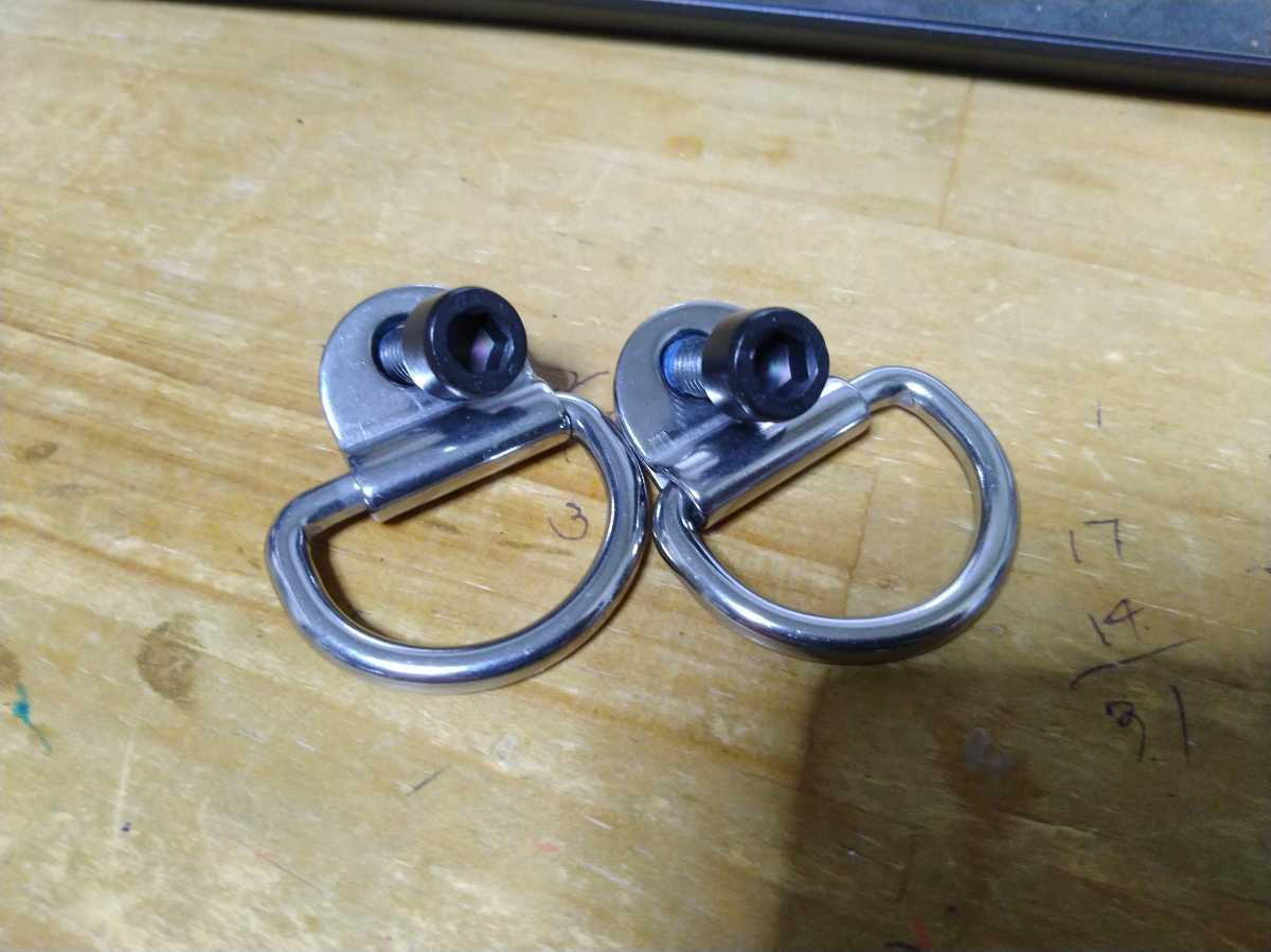 汎用 室内荷台 ステンレスフック カーゴフック M6 2個セット スズキ エブリィ DA17V ジムニー ハイゼットカーゴ等に拍卖