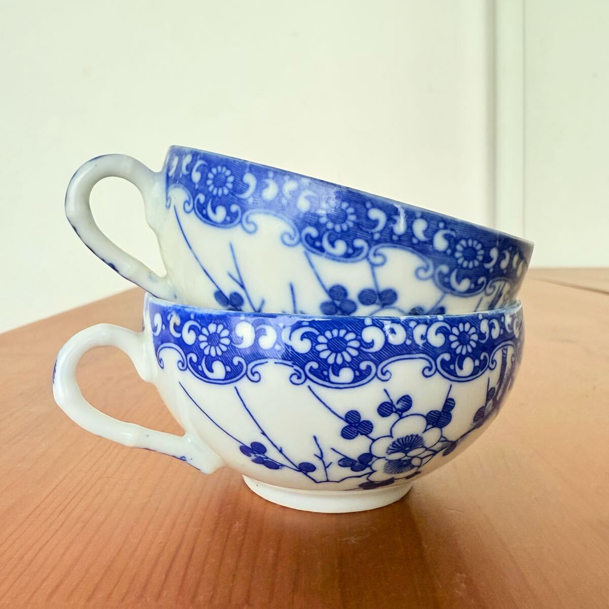 卵殻手 ティーカップ エッグシェル 薄手磁器 骨董品 アンティーク 昭和レトロ ヴィンテージ 陶磁器 日本製 コレクション インテリア 古道具拍卖