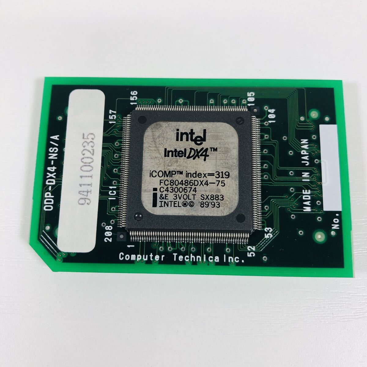 動作未確認ジャンク コンピュータ・テクニカ ODP-DX4-NS/A 90note用CPUアクセラレータ PC-9801NS/A用 #C拍卖