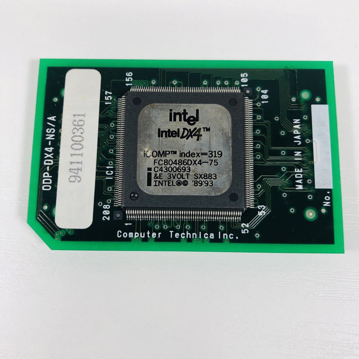 動作未確認ジャンク コンピュータ・テクニカ ODP-DX4-NS/A 90note用CPUアクセラレータ PC-9801NS/A用 #D拍卖