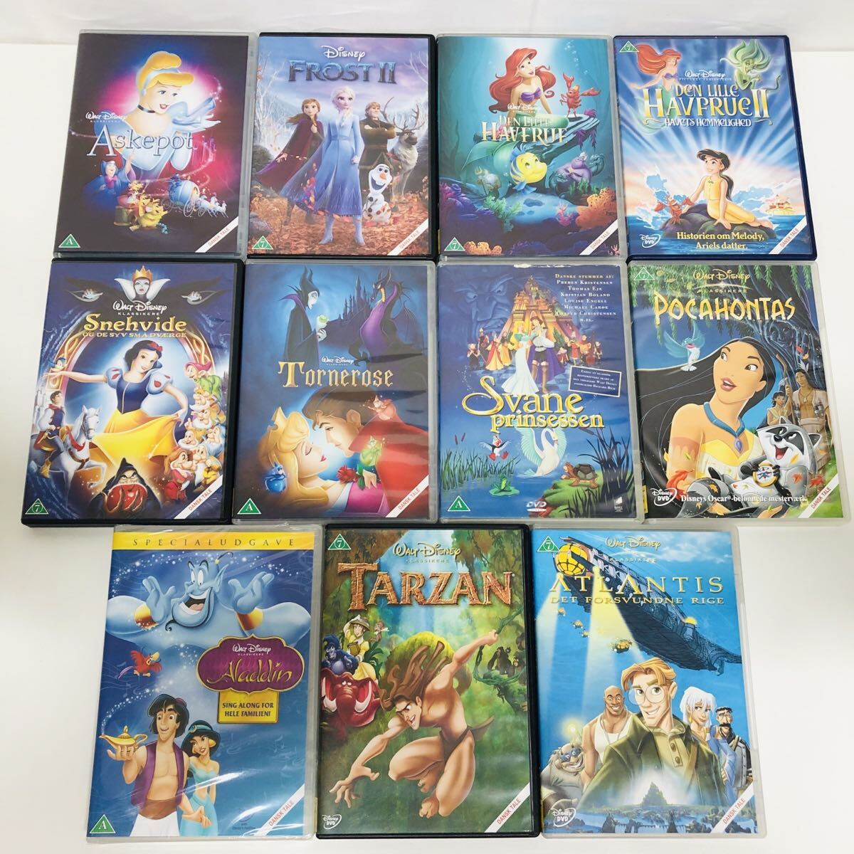 中古DVD 海外版 ディズニー作品 11タイトルセット 新品あり 難あり品あり Used DVD Disney 11 Title set アラジン ポカホンタス ターザン等拍卖