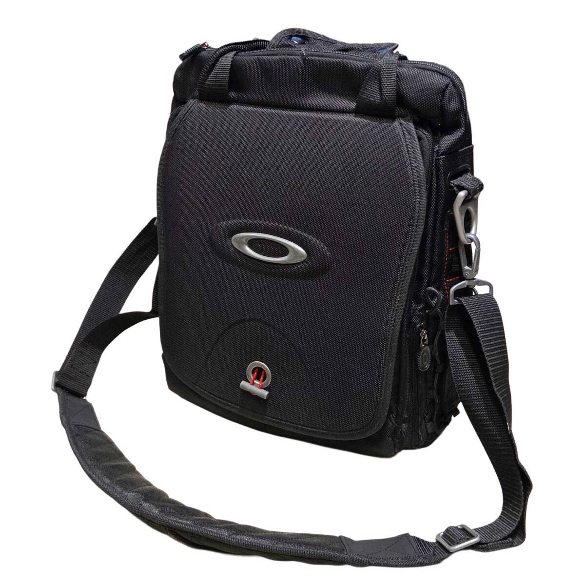 希少【Y2K 2000s OAKLEY オークリー テック PC ショルダーバッグ ブラック】アメリカ USA 90s拍卖