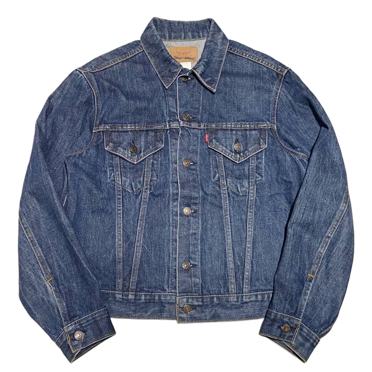 希少 色濃い 縦落ち 44【ビンテージ 70s Levis リーバイス 70505 0217 デニム ジャケット ジージャン USA製】アメリカ 60s サード拍卖